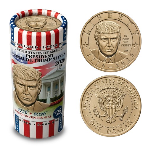 2026 donald trump 1 rotolo - 2026, $1
