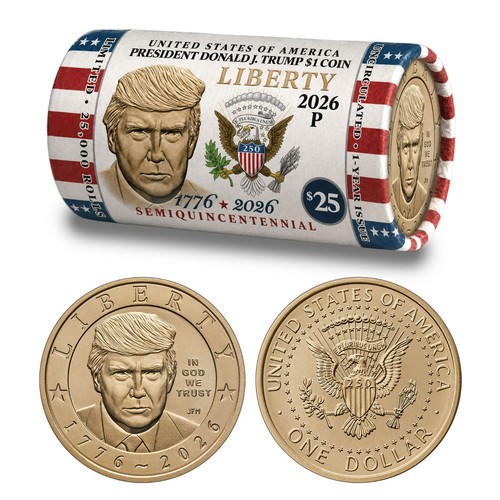 2026 donald trump 1 rotolo - 2026, $1
